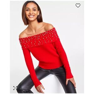 Cashmere Jeweled Sweater